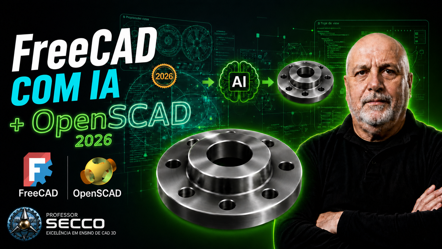Curso FreeCAD com OpenSCAD